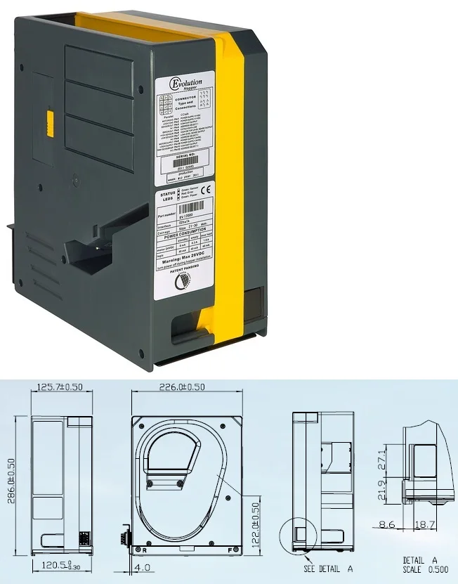 Coin Hopper for automatic parking machine E VOUTION Hopper for sale