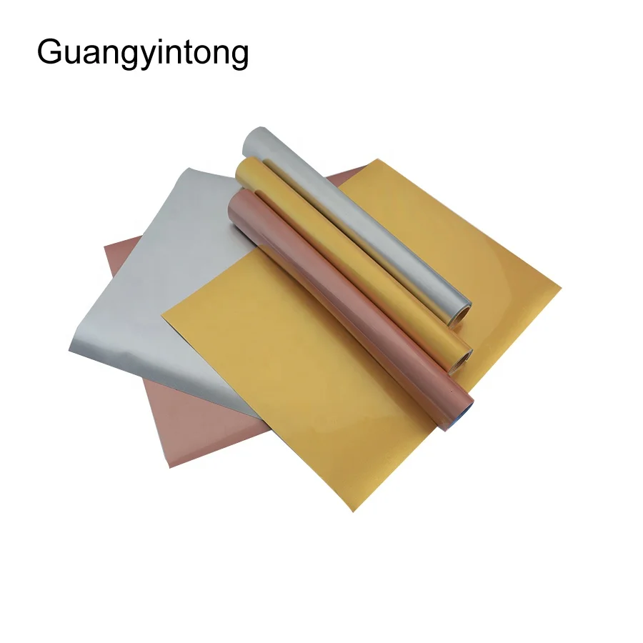 PU soft metallic high quality heat transfer vinyl wholesale elegant color easyweed htv for clothing printing logo flexible