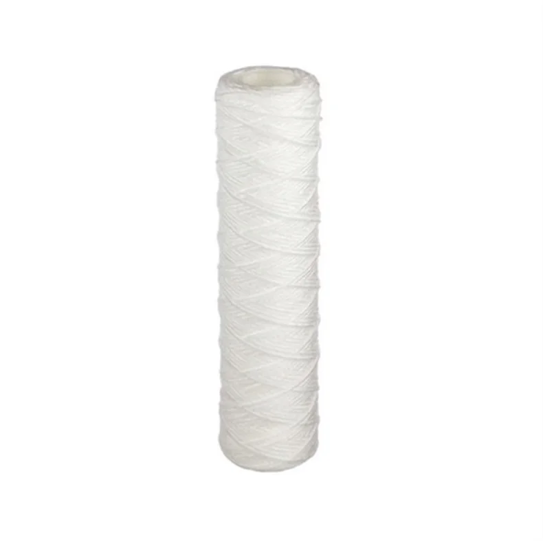 Water Filtration PP Cotton/ Glass String Wound Filters Cartridge for Water Filter