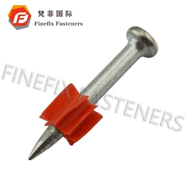 Fluted Gas Drive Pin Concrete Nails