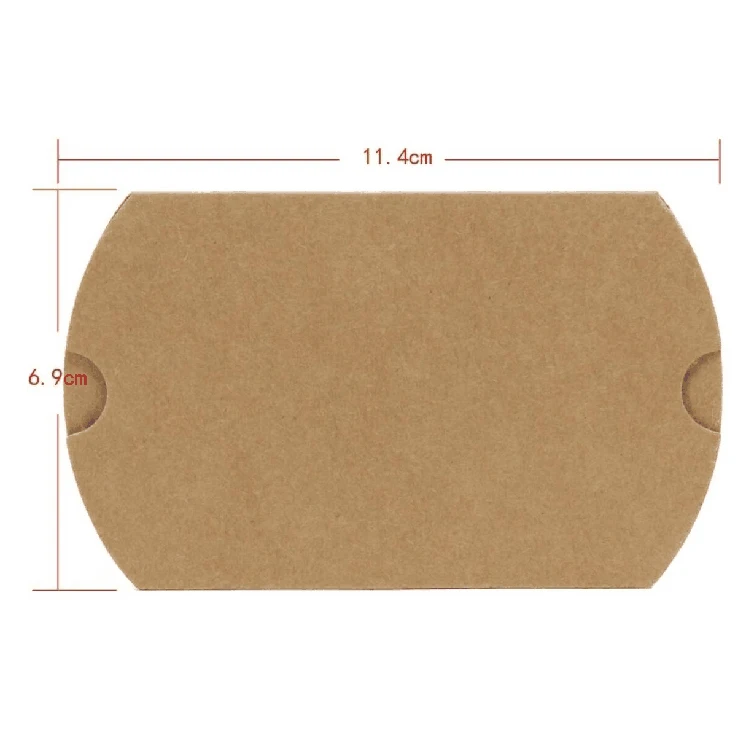 Factory wholesale good price kraft paper pillow boxes packaging