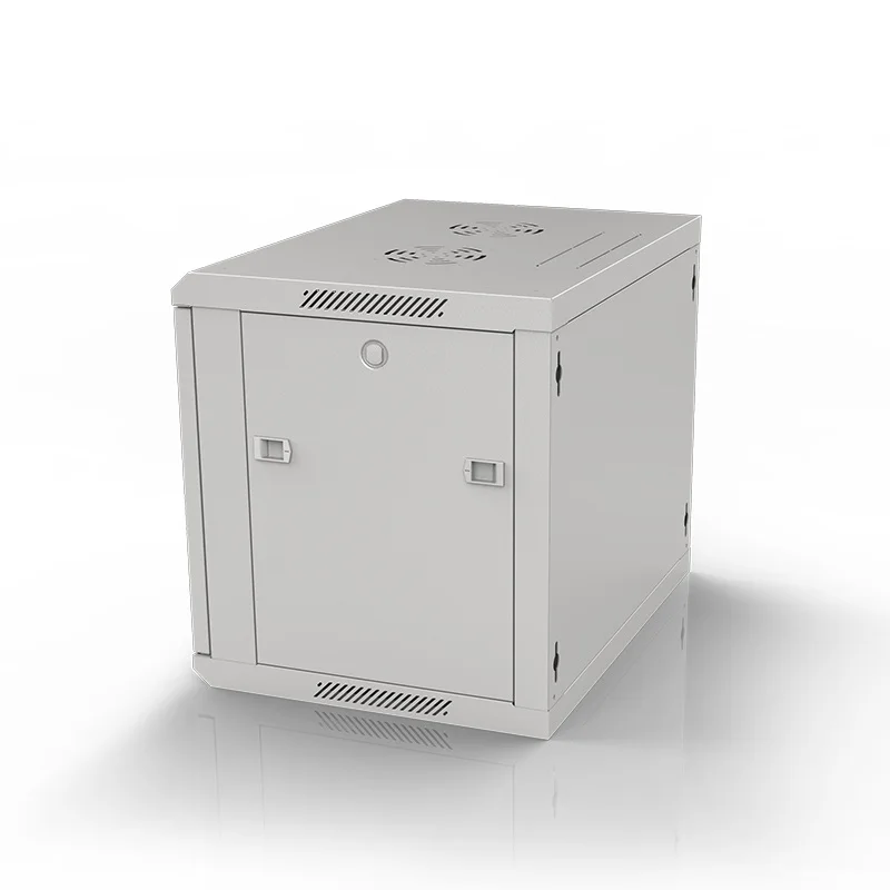 SPCC 19 inch standard wall mounted 9u network cabinet