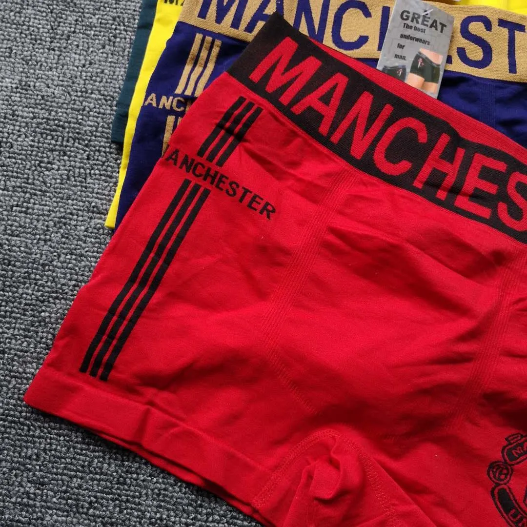 OEM мужские высокоэластичные Бесшовные дышащие трусы-боксеры большого размера нижнее белье