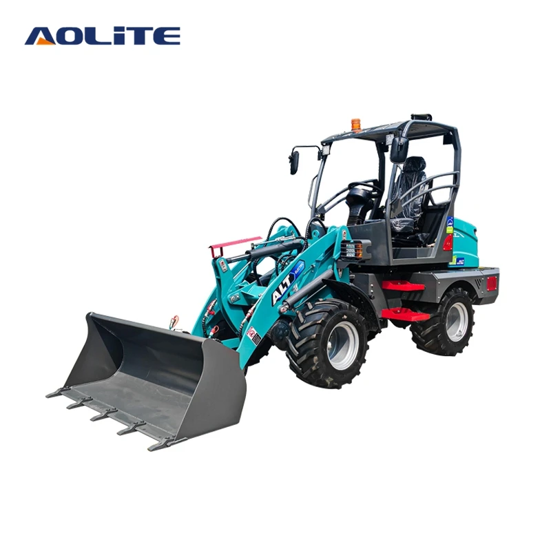 AOLITE E612 китайский дешевый Электрический мини-фронтальный компактный аккумулятор 1 2 t alt 4 колесный погрузчик