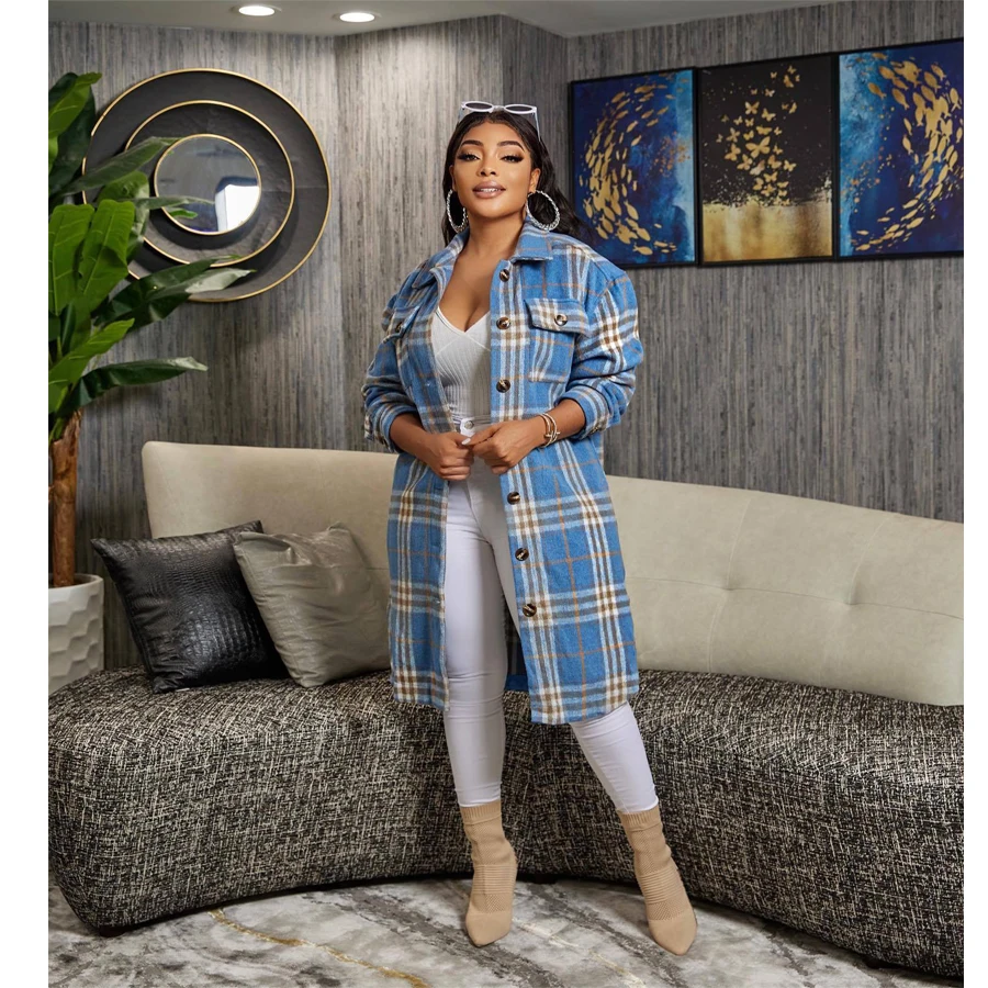 Толстый воротник Ihoov для осени и зимы шикарные длинные пальто Повседневная ветровка