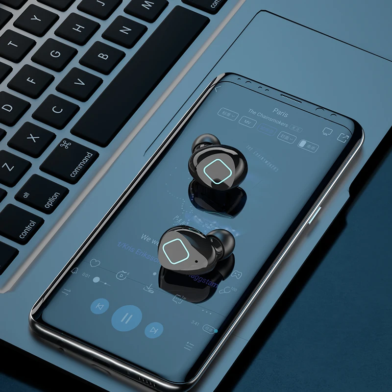 
Multifunctional 4 in 1 Wireless Earphone Super Stereo Sound Earphones 4000mAh Power Bank Charging Case Headset 
