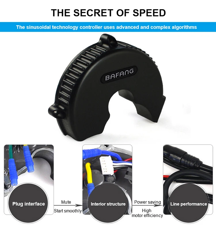 bafang bbs02b 36V 48V 750w mid motor electric bicycle conversion kit waterproof 250w 350w 500w ebike conversion kit