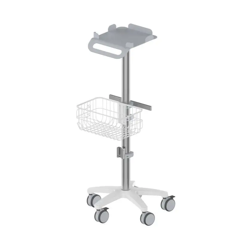 Hospital Abs Breathing Machine Cart Laptop Cart Patientor Monitor Trolley Cart Ecg Trolley Stand