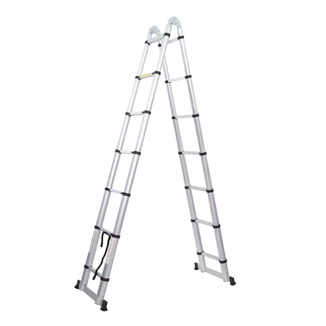 Deliladder Multi-purpose Telescopic Folding Ladder 3.8m EN131