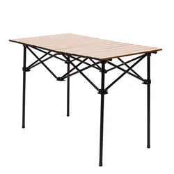 Luxury High Quality Aluminum Metal Folding Picnic Camping Table for Outdoor Activities