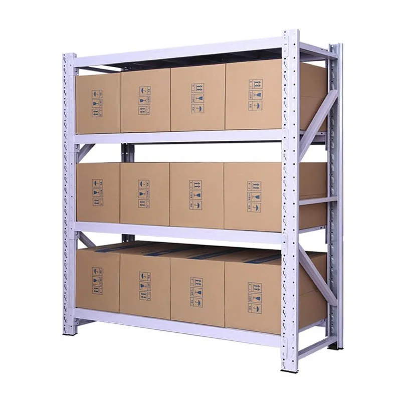 High quality metal rack shelf white factory direct sale warehouse supermarket store storage shelving racks