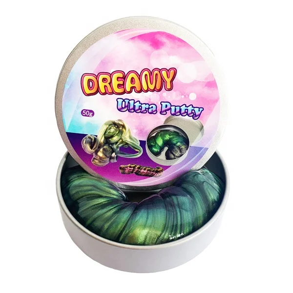 Super illusions bouncing putty with shinny marble appearance