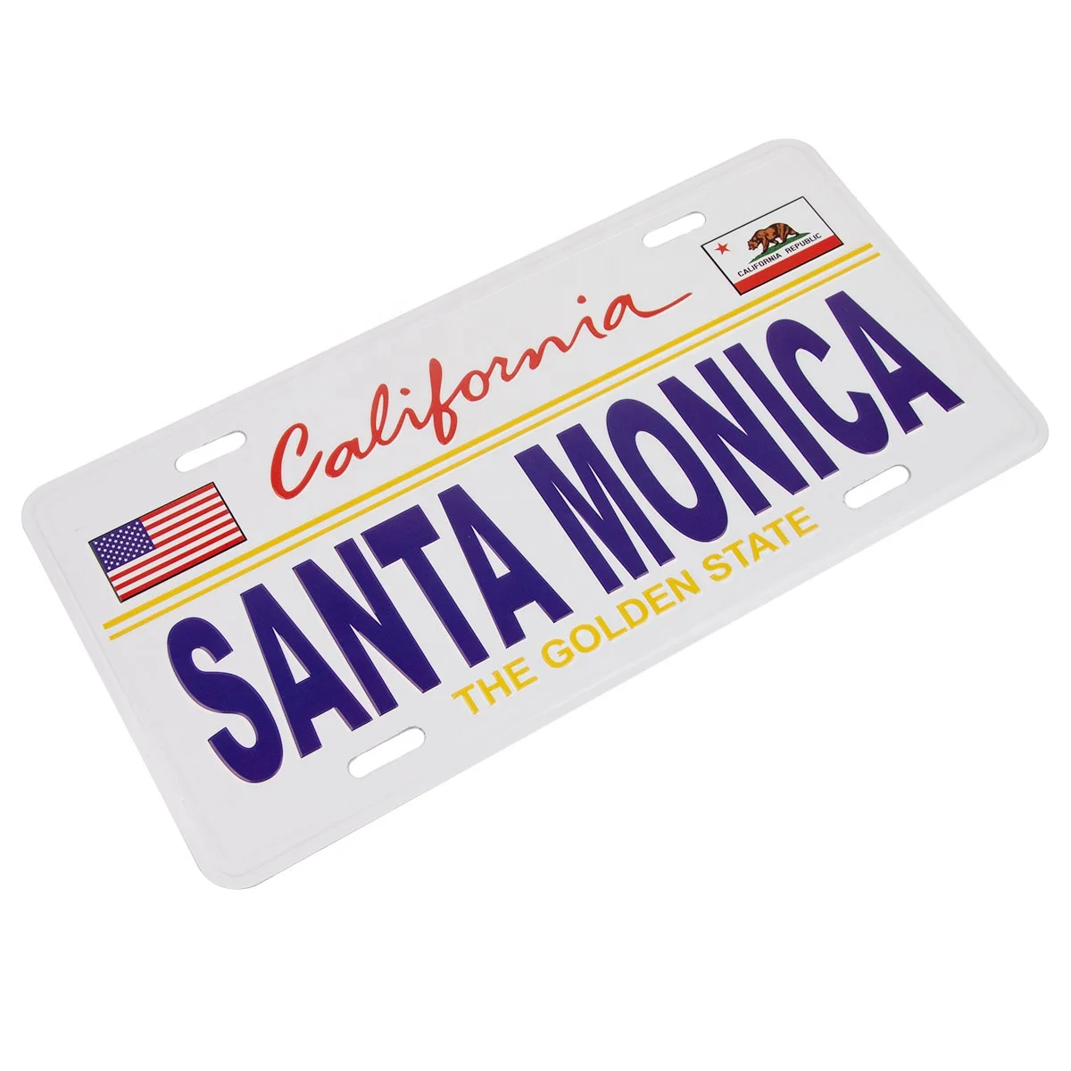 Custom Promotional Vehicle License Plate Metal Car Number Plate