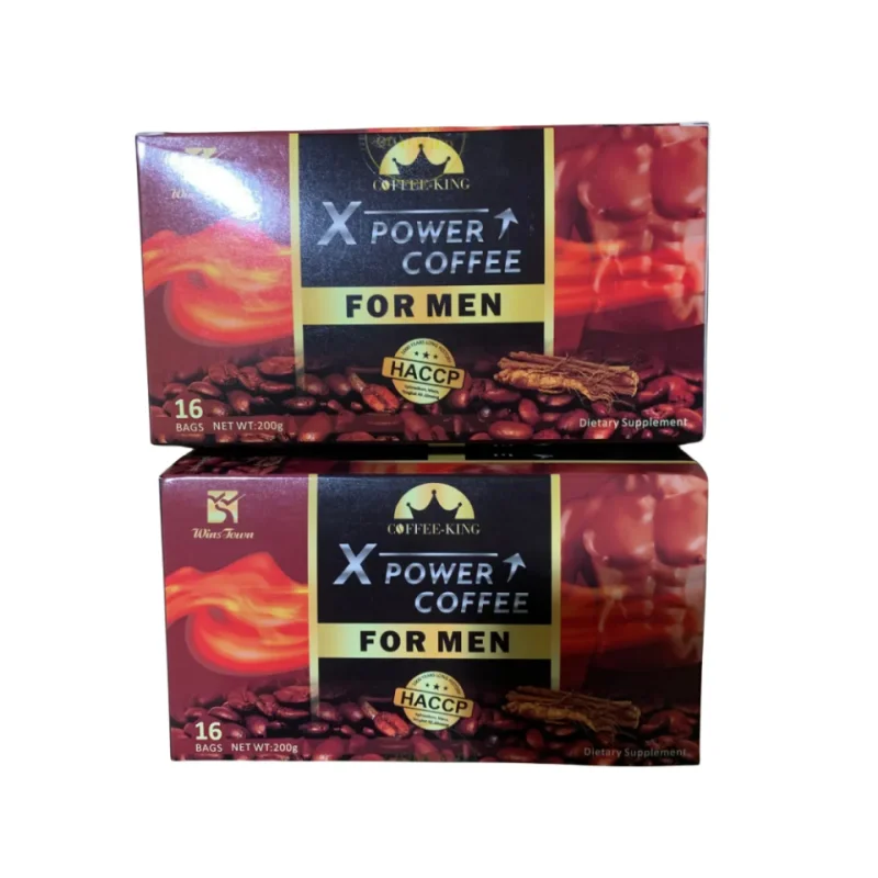 X powder coffee Private Label health care X power instant coffee Maca Ginseng Pure Plant Health Product Herbal extract