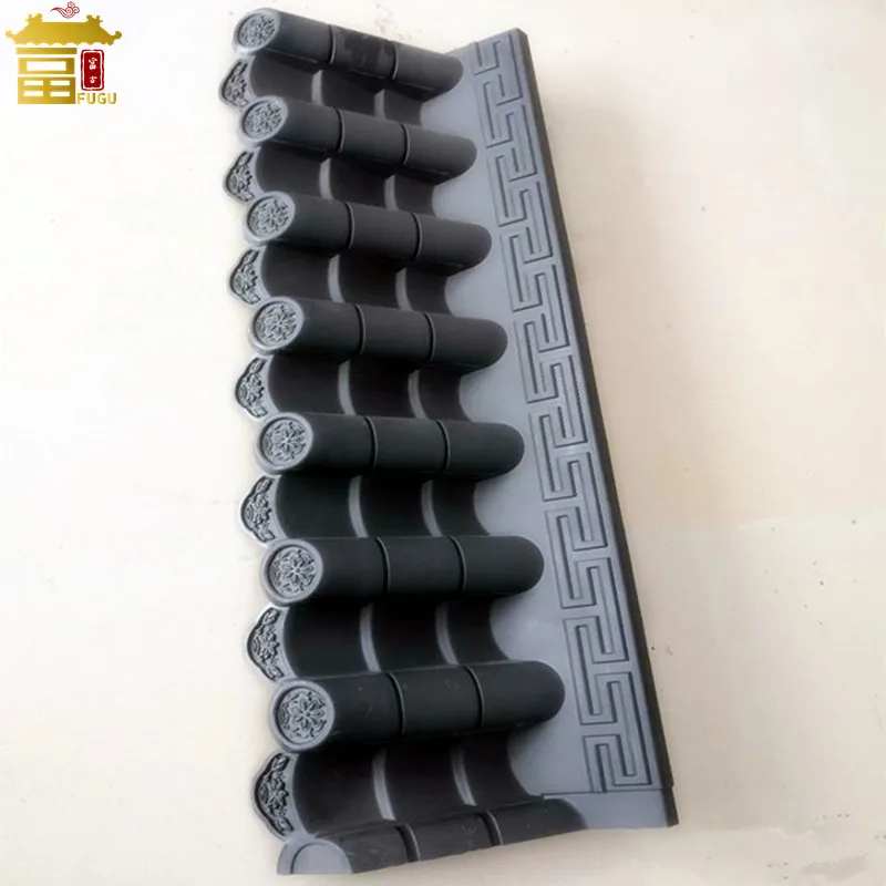 Китайский стиль HDPE смола пластик ПВХ искусственная антикварная черепица разных