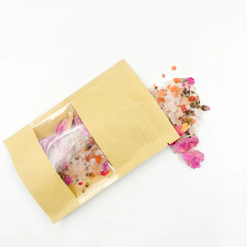 OED Private Label Luxury Packaging Natural Organic Himalayan Bath Salts with Pink Crystal Salt and Rose Scent for Body Soaking