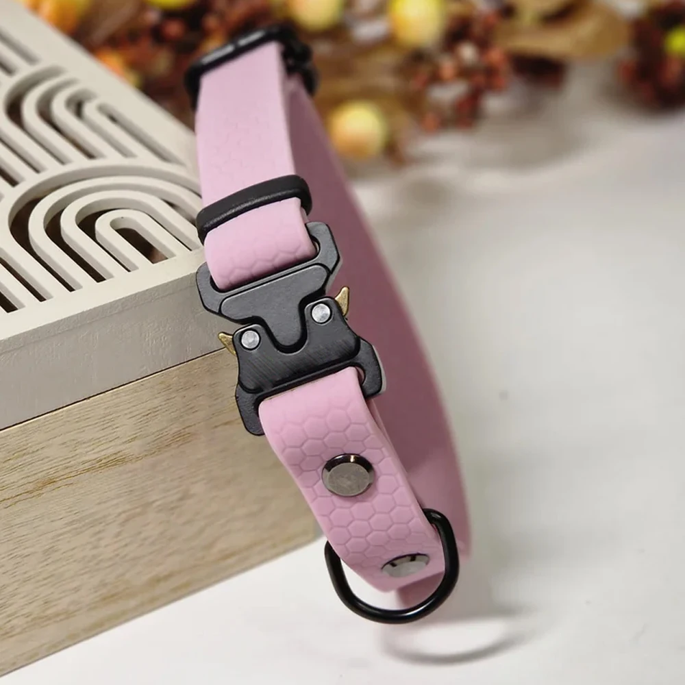 Side Release Buckle HEXA Webbing Dog Collar available in a large size range to make it suitable for all breeds and sizes