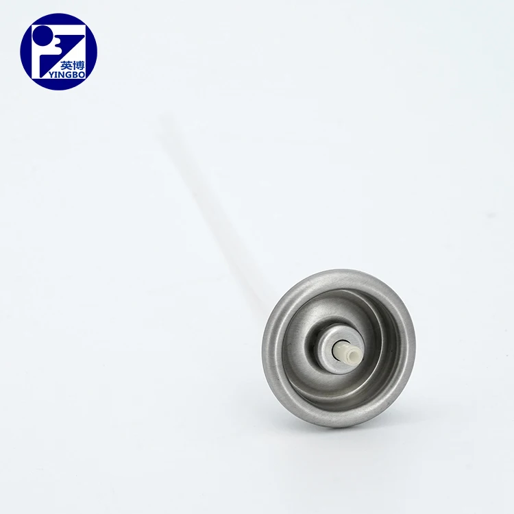 Injection Molding Technology S Type Of 1 Inch Plastic Rubber Iron Aluminum Aerosol Valve Used In Normal Aerosol Product
