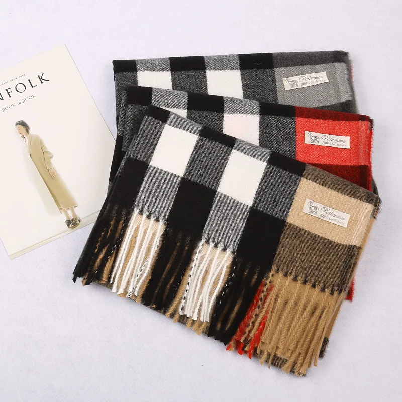 High quality wholesale cost price 100% cashmere scarf wool scarf cashmere