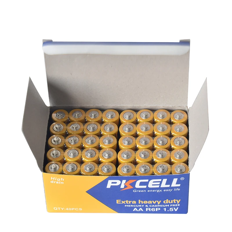 Duration time 105min aa battery r6p 1.5v zinc carbon battery with OEM service