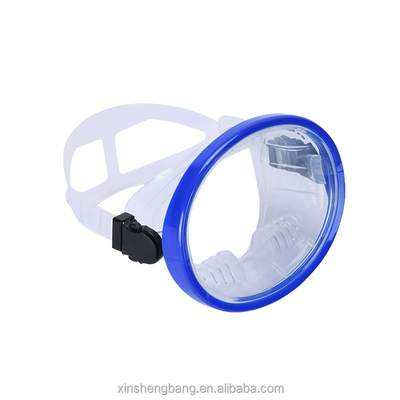 Flexible elastic liquid silicone VIEWUNOBSTRUCTED DIVING VIEWING Dive Frameless Oval Free Diving Mask