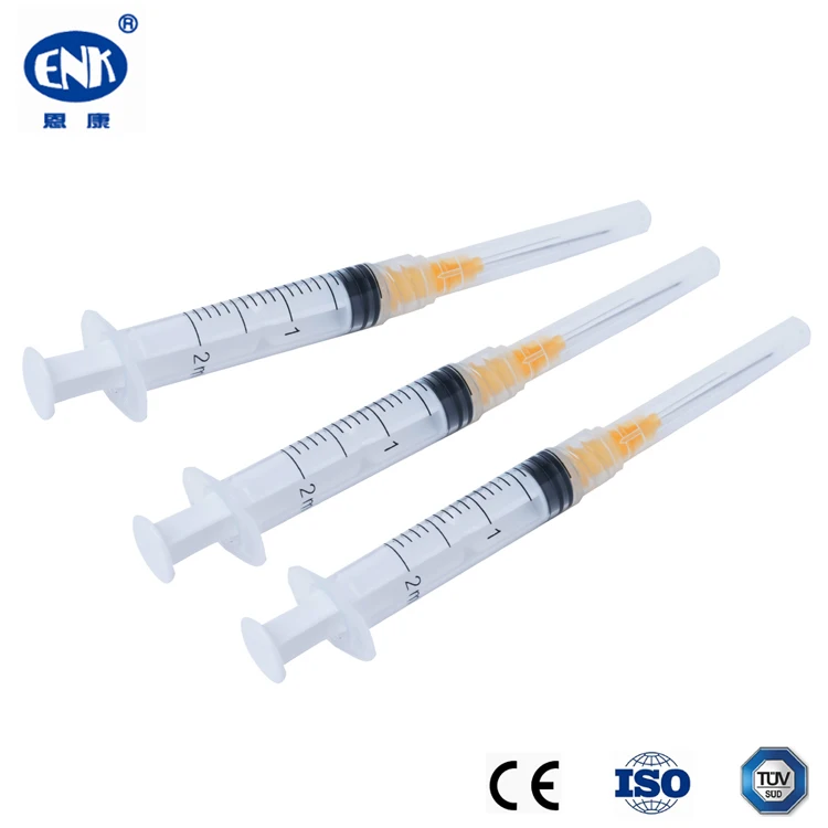 Sterile 2 ml 5ml 10 ml Disposable Syringe Luer Lock