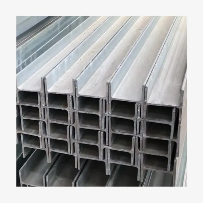 
A572GR 50 hot rolled galvanized iron steel h-beams h beam SUS304 Bridge Building Material H Shape I Shape Stainless Steel Beam 