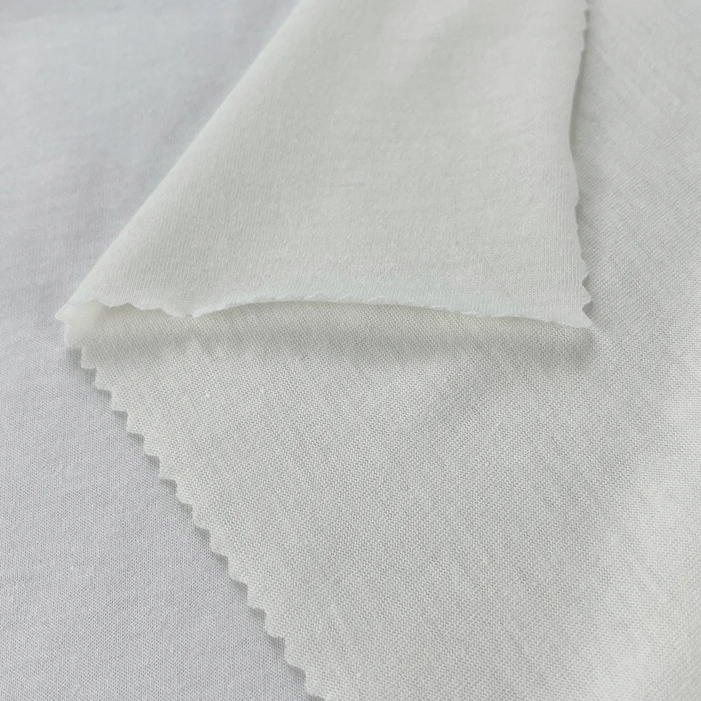 Higher Quality 160G 100 Cotton For Making T-shirt Garments Knit Plain Single Jersey Fabric