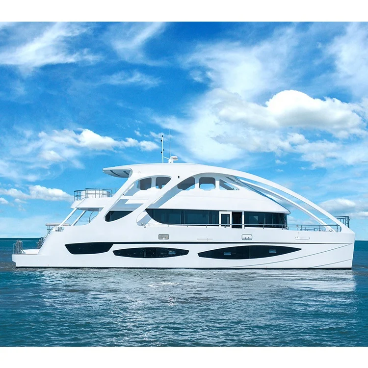 2022 new fashion MS Aluminium boat Double deck super yacht 21.91m for selling CCS CE Certificates for Europe customers