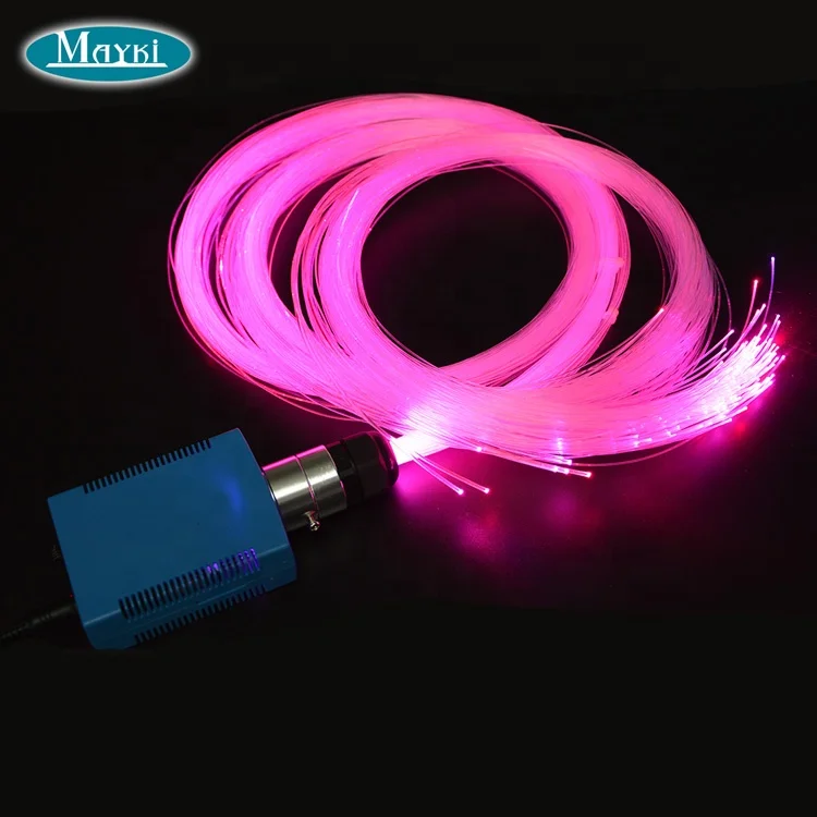LLE-002 RGB color changing small led fiber optic light engine for car ceiling