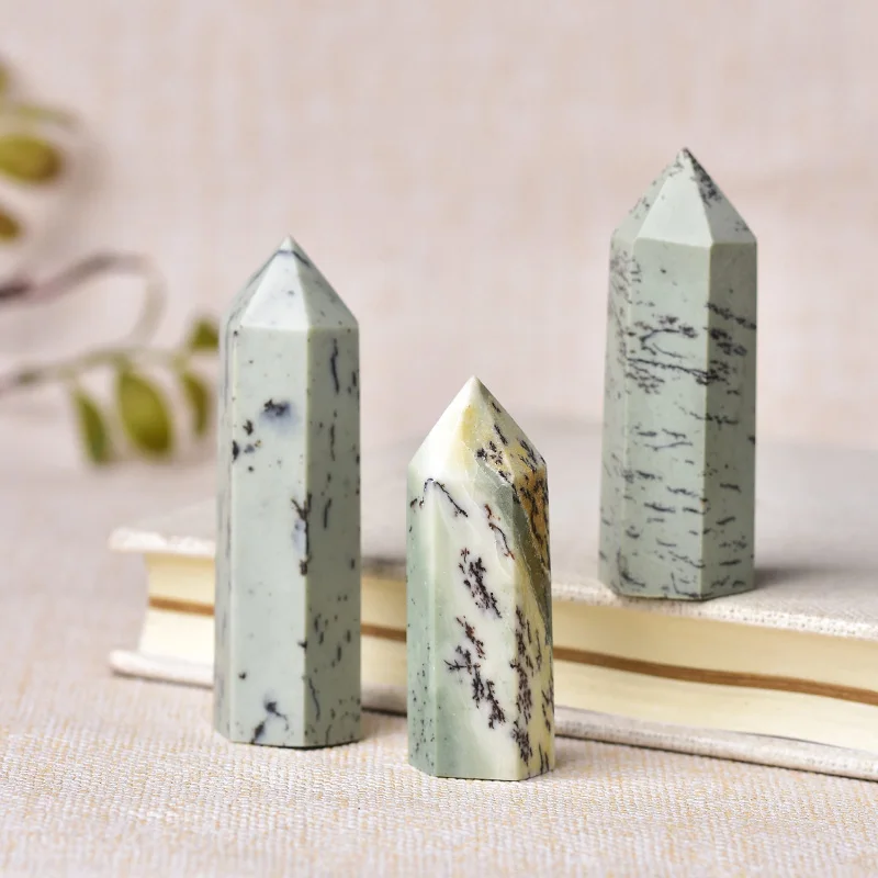 Wholesale Bulk Spot Natural Crystal Point Brews Jade Polished Healing Stones Reiki Pyramid Of Stone