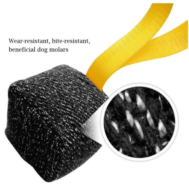 Dog Training  Ball Toy Large Dogs Bite Training Tugs Pillow Nylon Rope Handle Pet Chewing Ball Toys for K9 Agility Equipment