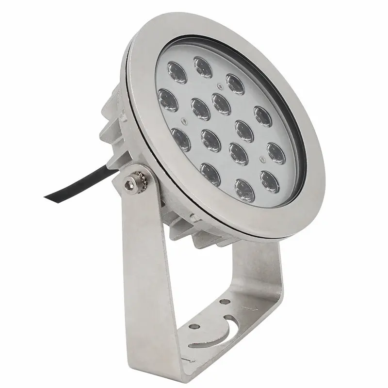 316L Stainless Steel IP68 Pool Underwater Light RGBW DMX512 AC/DC24V LED IP68 Rating Fountain Led Light