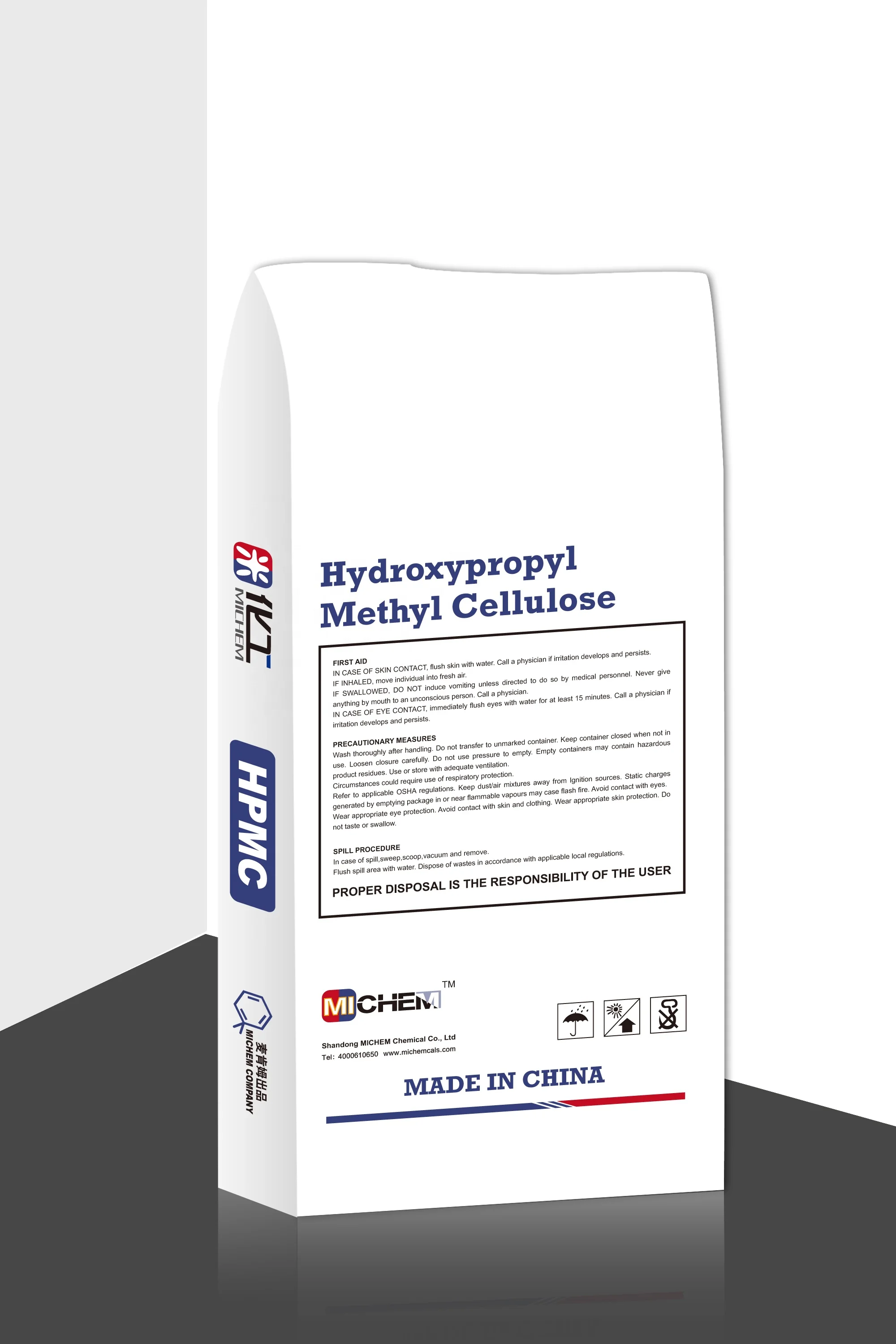 
HPMC for Pakistan Market with Low Price for Tile Adhesive Bonding 