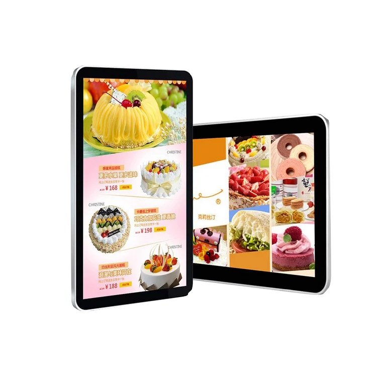 VETO 32 27 23.6 Custom Size 4K Resolution Touch Screen Kiosk Windows System Wall Mounted AD Player For Shopping Mall