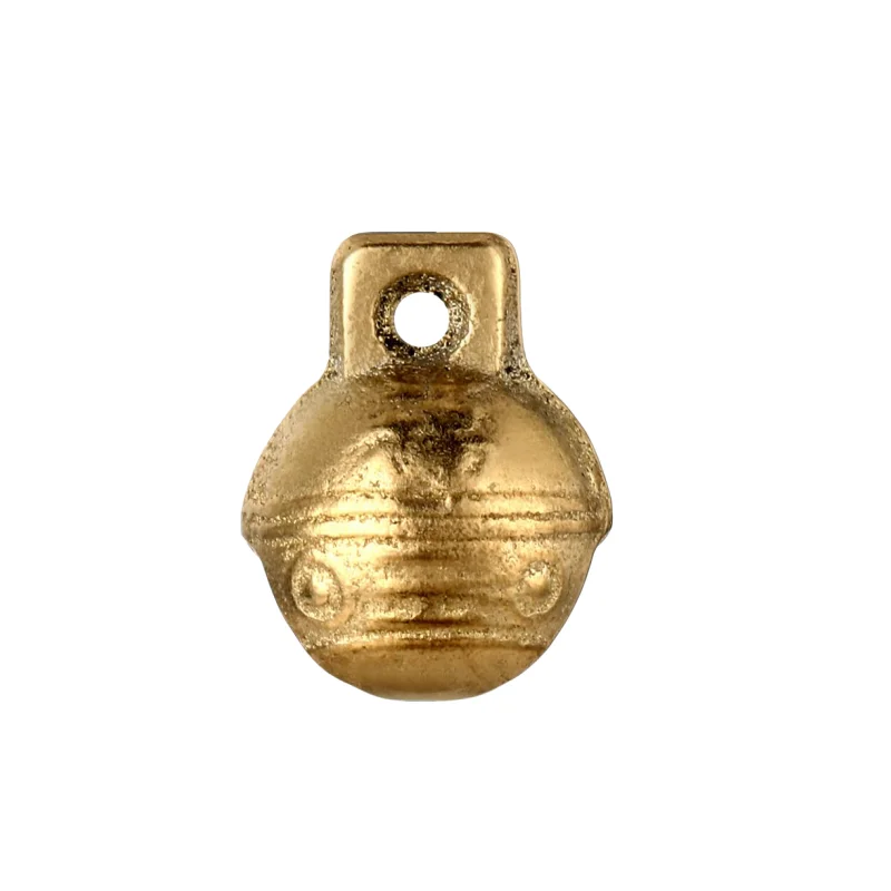 Factory Direct Restaurant Cafe Indian Brass Sleigh Bells Round Loud Brass Bell
