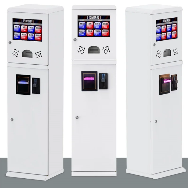 multifunction bill payment kiosk cash acceptor kiosk Small Interactive Information Ordering Kiosk For haircutting