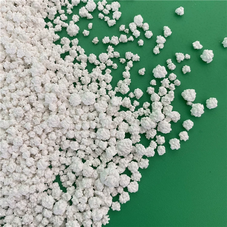 Factory direct sales of high-quality irregular honey-colored white granular calcium chloride