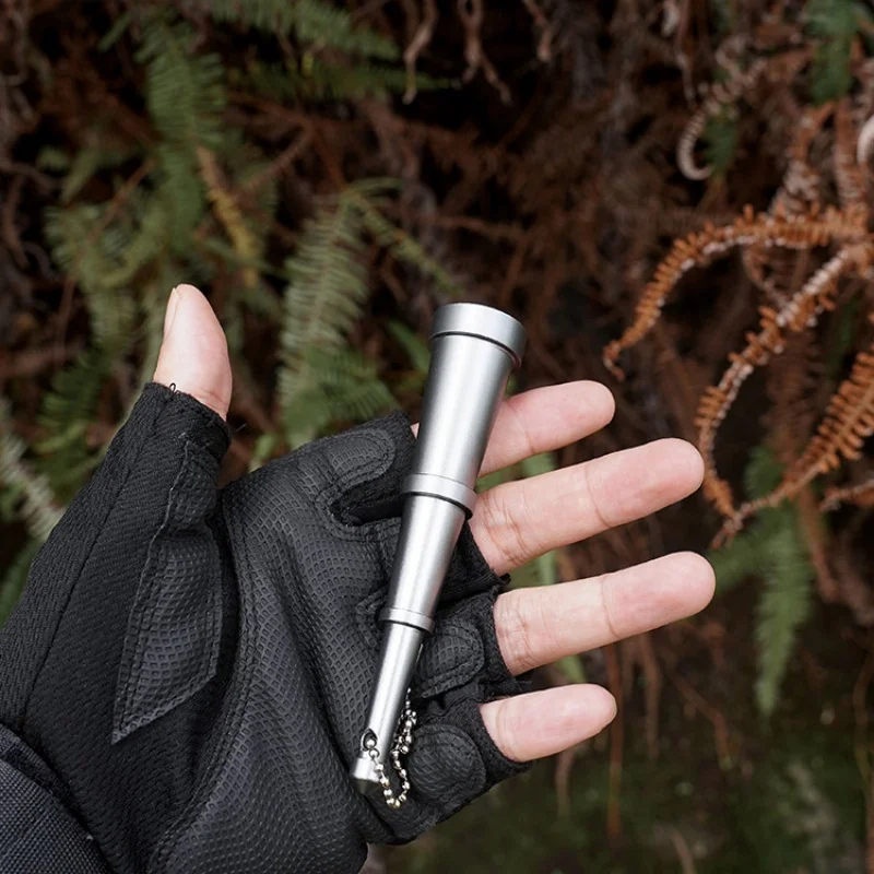 Aluminum Alloy Mini Baseball Bat Key Pendant Portable Carving Knife Outdoor Self-Defense Letter Opening Small Tea Knife