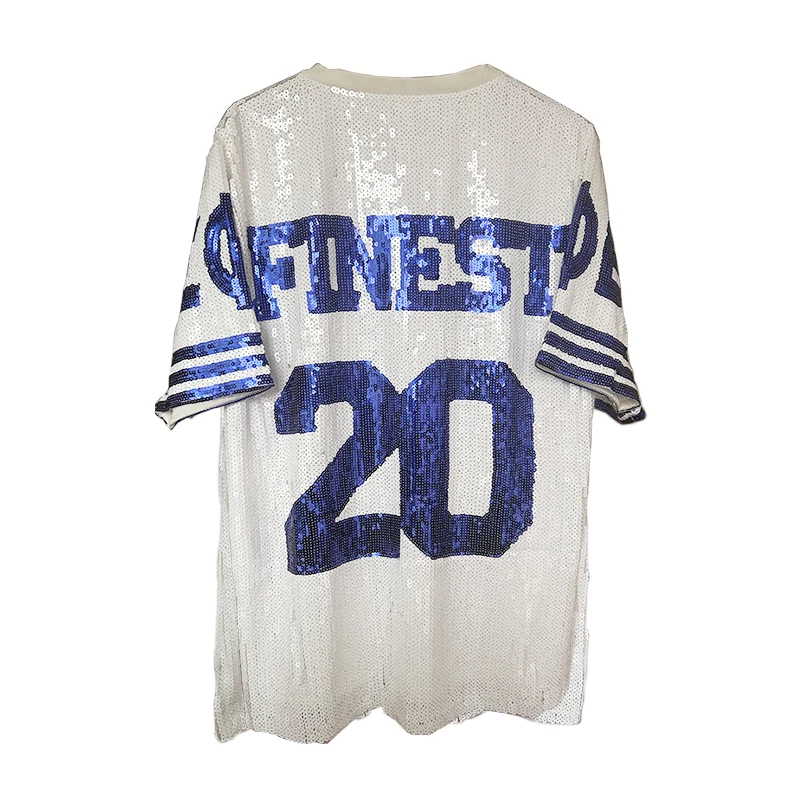 Sigma Gamma Short Sleeve  alpha White P Gold Sequin Letter Sorority clothing Greek Letter Casual Sequin T shirt Graduation Party