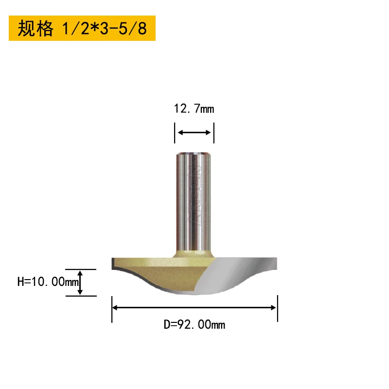 Arden Professional Carpentry Tools CNC Router Cutter Router Bits for Woodworking Milling Cutters for Trimming and Slotting