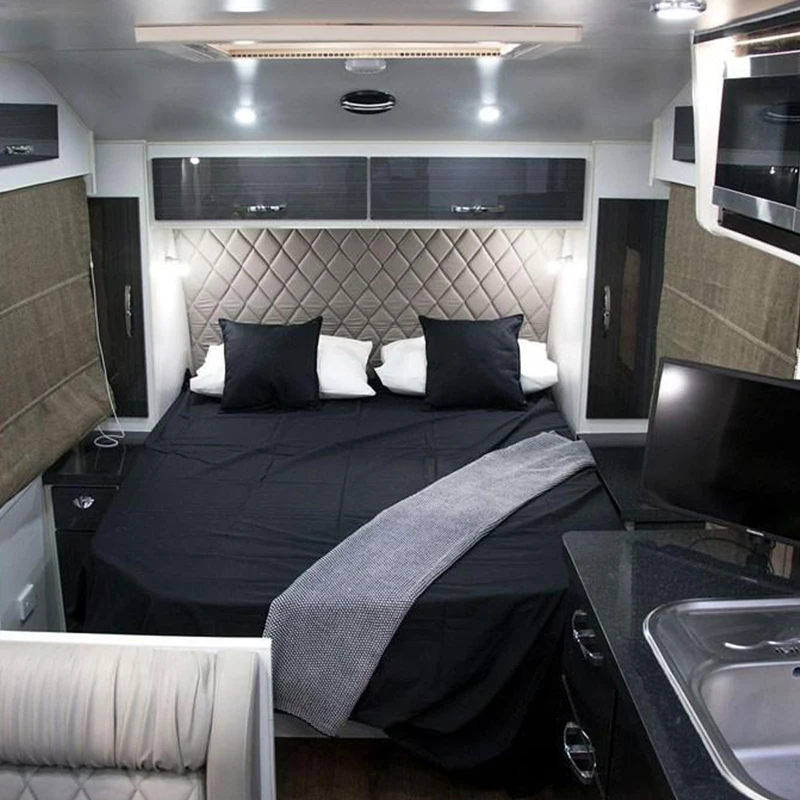 SAINTFAN AS003 New Touring Discount Cheap Small Semi Off Road Caravans Manufacture