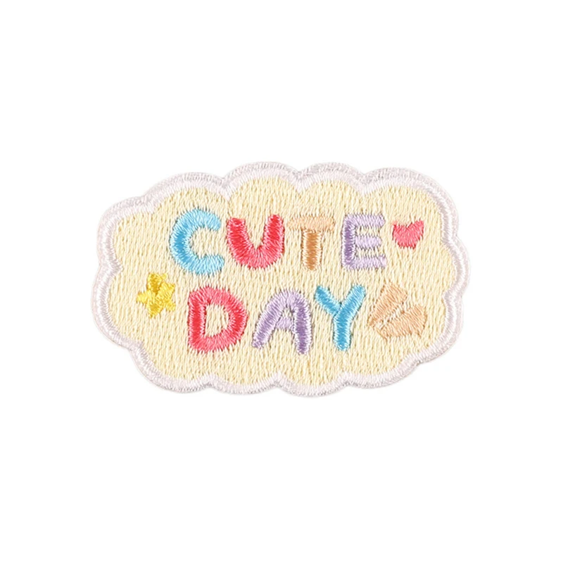 Vigreat Designer Embroidered Patches Anime Patches Embroidery Embroidery Patches Letters Custom