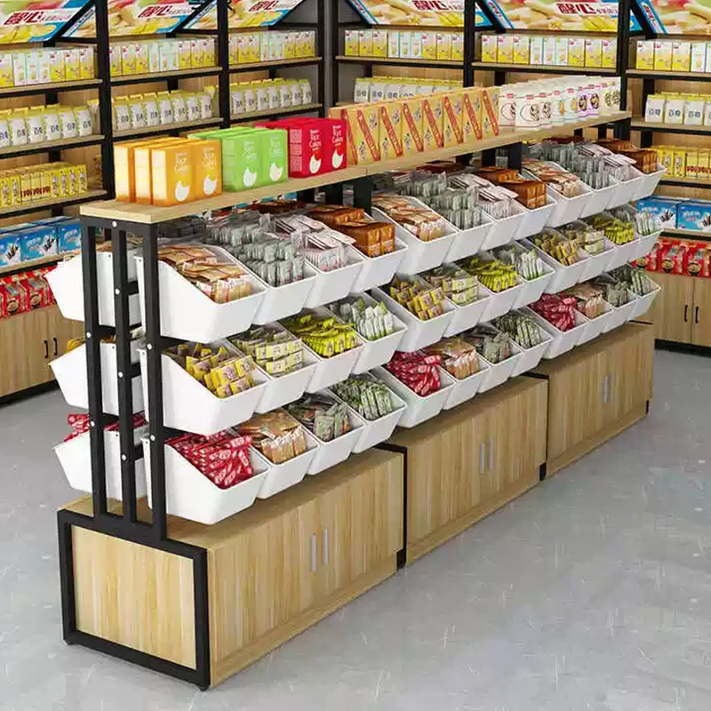 Деревянная многофункциональная стойка для хранения в супермаркете витрина напитков индивидуальный производитель мебели OEM/ODM