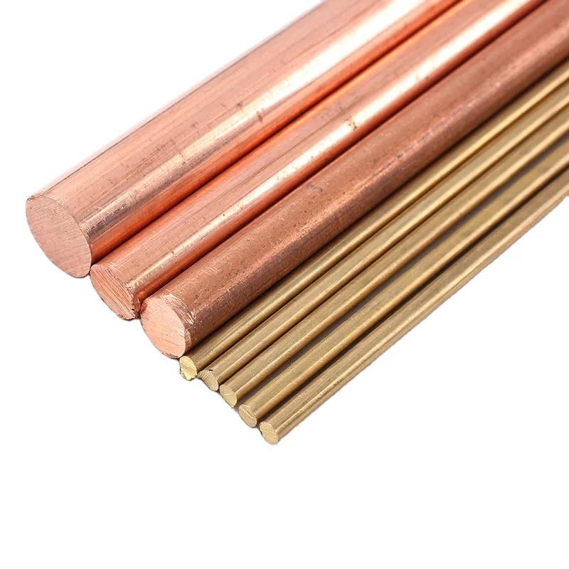 Prime copper bar C12200 C18980 C15715  flat bar 8mm 99.99% pure round square copper bus brass bar
