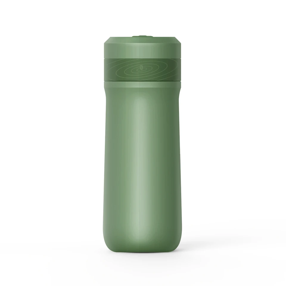 Hot sell double wall insulated stainless steel 320ml 2 IN 1 vacuum french press travel mug  wholesale tea maker Gasket Filter
