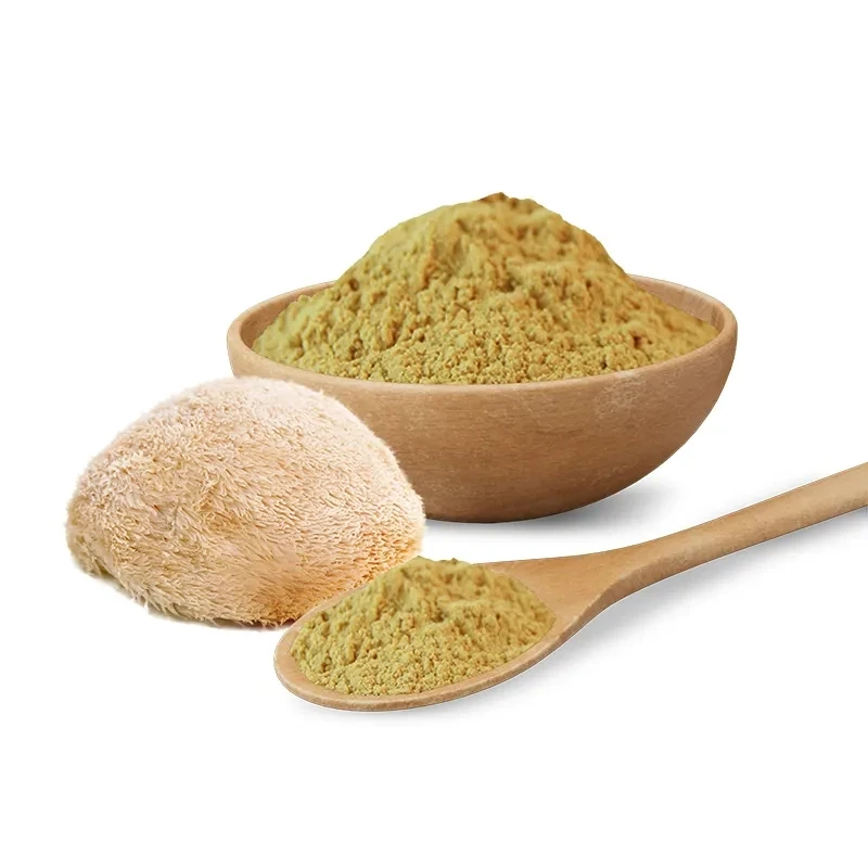 Private Label Organic Hericium Erinaceu Lions Mane Mushroom Extract Lions Mane Mushroom Powder Food Grade Hericium Erinaceus