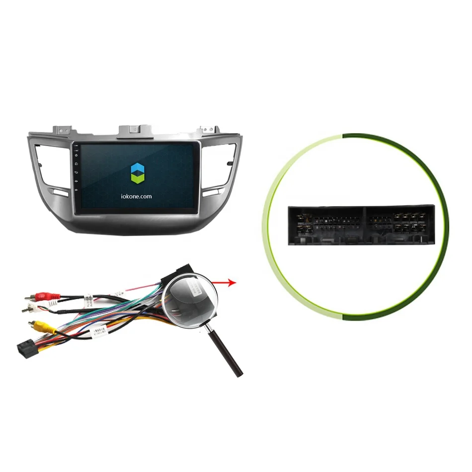 2020 IOKONE cheap price 9" IPS 2.5D BT5.0 touch screen autoestereo 2 din Android car dvd player For Hyundai Tucson 2014-2018
