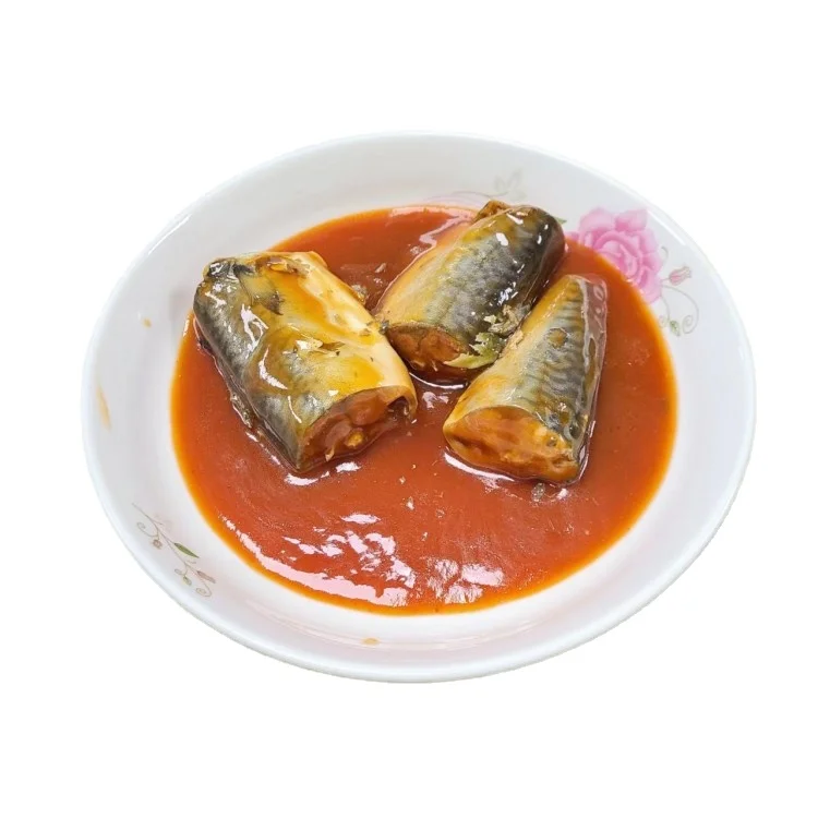 Оптовая продажа, консервированная скумбрия от производителя рыбы, скумбрия в томатном соусе