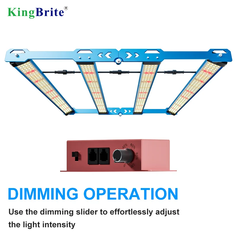 70x70 см 320 Вт водонепроницаемый KingBrite светодиодный Samsung LM301H EVO Osr 660 нм 730 P55 светильник